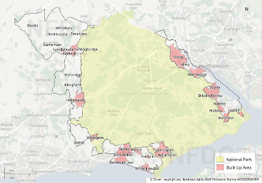 Figure 2 The settlements covered by our plan